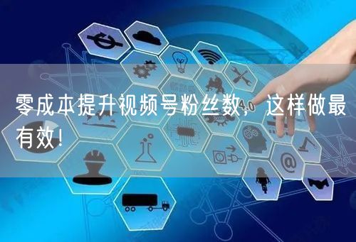 零成本提升视频号粉丝数,这样做最有效!
