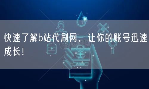 快速了解b站代刷网，让你的账号迅速成长！