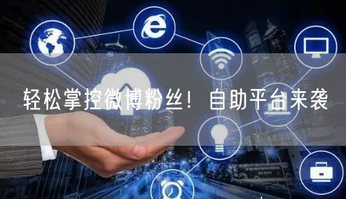 轻松掌控微博粉丝！自助平台来袭