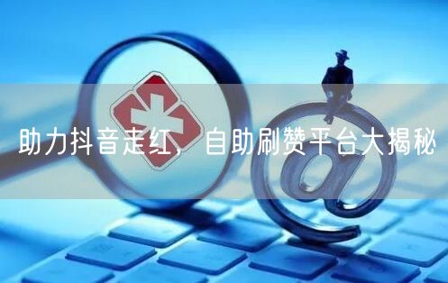助力抖音走红，自助刷赞平台大揭秘