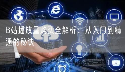 B站播放量购买全解析：从入门到精通的秘诀