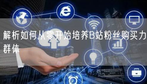 解析如何从零开始培养B站粉丝购买力群体