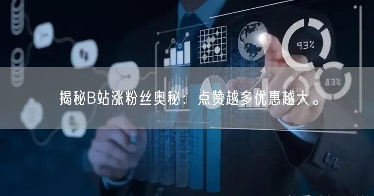 揭秘B站涨粉丝奥秘:点赞越多优惠越大。