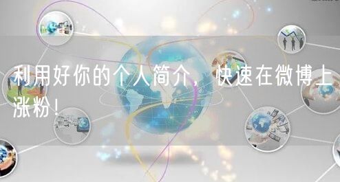 利用好你的个人简介，快速在微博上涨粉！