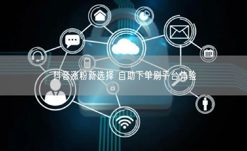 抖音涨粉新选择 自助下单刷平台体验